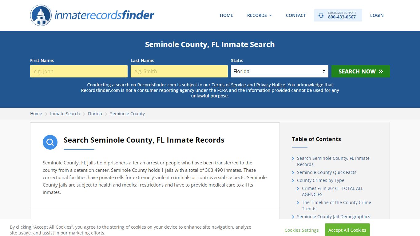 Seminole County, FL Inmate Lookup & Jail Records Online